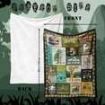 thumbnail image 7 of Yibo Bigfoot Gifts Blanket Flannel Soft and Comfortable Anti-static Bed Sofa Blanket, 7 of 7