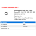 thumbnail image 2 of Auto Trans Oil Cooler Hose O-Ring - Compatible with 1998 - 2000 BMW 323i 1999, 2 of 2