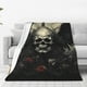 thumbnail image 1 of Balery Vintage Winged Rose Skull Manta de Felpa Suave y Acogedora – Cobija de Franela Aterciopelada para Cama, Lavable y Cálida para Sofá, Mascotas, Transpirable-80"x60", 1 of 7