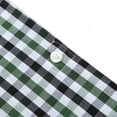 thumbnail image 5 of Bienzoe Boy's Cotton Plaid Roll Up Button Down Sports Shirts Green/Black 9/10, 5 of 9