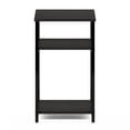 thumbnail image 6 of Furinno Just Side Table, 3-Tier Modern End Table with Metal Frame, Open Shelf Night Stand, Bedside Table, Easy Assembly, for Living Room, Bedroom, Black Espresso, 6 of 6