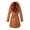 Brown, variant on Women's Winter Puffer Jacket with Removable Faux Fur Collar Cold-Resistant Hooded Coat Belted Waist Plush Lining Outerwear
