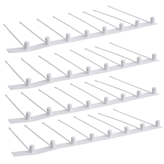 100Pcs Practical Disposable Cable Zip Ties Anti-theft Self-locking Tie For Clothes Suitcase Shoes Bag Label Tag,white