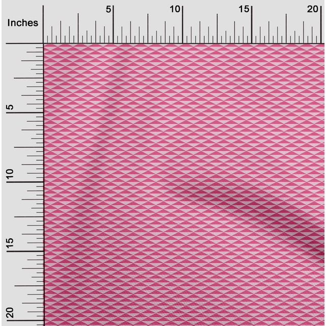 oneOone Viscose Chiffon Fabric Triangle Geometric Print Fabric BTY 42 Inch Wide