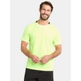 thumbnail image 1 of Athletic Works Men's and Big Men's Mixed Media Tee, Size 3XL, 1 of 5