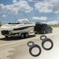 thumbnail image 2 of 6 Pcs Trailer Tow Hooks Tie down Pull Rings Triangle Motorcycle, 2 of 6
