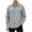 Gray, variant on Long Sleeve Button Up Shirts for Men Flap Pockets Lightweight Breathable Stretchy Tshirts Casual Versatile Functional Utility Tops