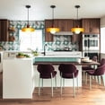 thumbnail image 6 of Mid Century Pendant Light: Modern Ceiling Pendant Lamp for Kitchen Island : Small Glass Hanging Light Fixtures for Diningroom, 6 of 9