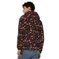 thumbnail image 4 of Uemuo BBQ for Men's Fashion Full-zip Hoodies & Sweatshirts with Kangaroo Pocket, Zip-up Hooded Sweatshirt, Moisture Wicking & Breathable-X-Large, 4 of 5