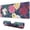 Pioneer Flower Floral, variant on Long Mouse Pads for Desk,Pioneer Flower Floral Print Pattern Desk Mats on Top Of Desks, Desk Mouse Pad Extra Large with 3mm Non-Slip Base and Stitched Edge for Gaming,Office,Work,Home 31.5"x11.8"