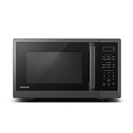 Toshiba 0.9 cu. ft. Countertop Microwave Oven, 900 Watts, Black Stainless Steel, ML2-EM09PA(BS)