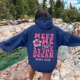 thumbnail image 6 of Towmus Women's Graphic Hoodies Oversized Sweatshirts Letter Flower Print Hooded Pullover Tops Cute Fall Clothes, 6 of 6