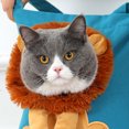 thumbnail image 5 of Bolsa de transporte para gatos con forma de león, cómoda bolsa de transporte para mascotas, bolsa de lona portátil para el hombro para perros pequeños, 5 of 5