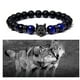 thumbnail image 1 of Pulsera para mujer, regalo para mujer, pulsera de piedra volcánica de ojo natural con incrustaciones de leopardo y circonita, pulsera para la ansiedad para hombre., 1 of 5
