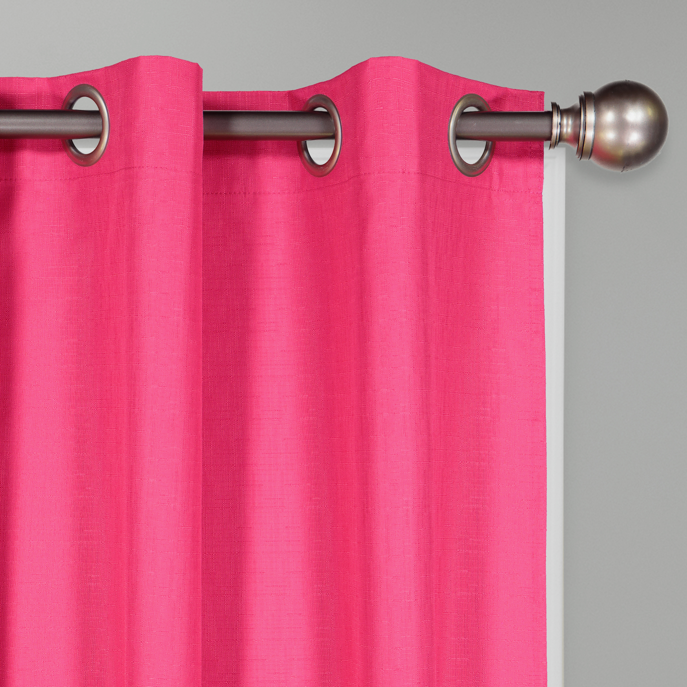 Eclipse Dayton Solid Color Blackout Grommet Single Curtain Panel, Pink, 42 x 63 - image 5 of 9