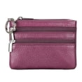thumbnail image 1 of LHSHID Women's Leather Coin Purse Mini Pouch Change Wallet with Keychain, 1 of 4