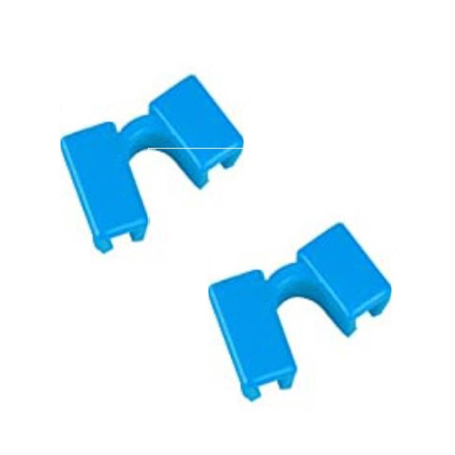 Oleegame Ensemble de Couverts en Acier Inoxydable 2 Pcs Baguettes Assistant Réutilisables pour Enfants et Adultes Bleu