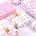 thumbnail image 5 of ChromaMuse Valentine's Day Colorful Gift Wrapping Paper,Pink Wrapping Paper Roll,for Holiday Party Gift Love Heart Wrapping Paper,19"*27", 5 of 9