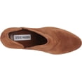 thumbnail image 5 of Steve Madden Rookie Chestnut Suede Almond Toe Pull On Block Heel Fashion Boots (Chestnut Suede, 9), 5 of 6