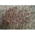 thumbnail image 4 of oneOone Cotton Silk Light Brown Fabric Leaves & Flower Floral Quilting Supplies Print Sewing Fabric By The Yard 42 Inch Wide, 4 of 4