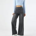 thumbnail image 3 of Tawop Womens Jeans Wide Leg Jeans High Rise Barrel Jeans Multiple Pockets Baggy Jeans, 3 of 5