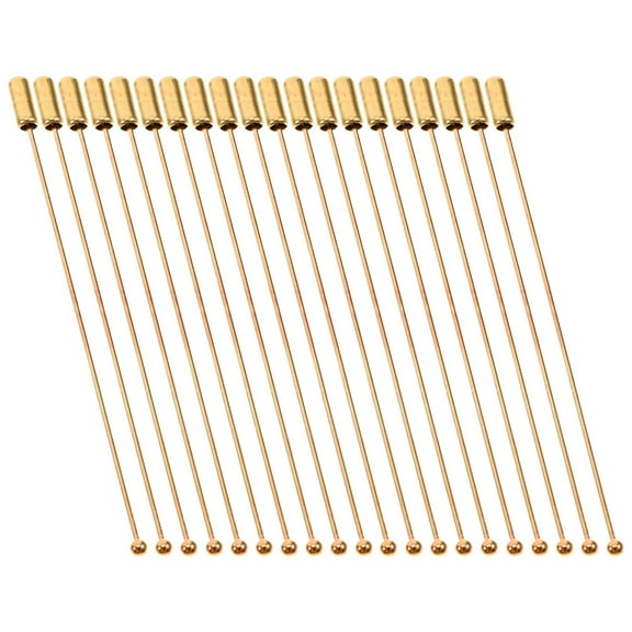GOOHOCHY 20pcs Long Brooch Pin 90 mm Durable Metal Jewelry Pin For Jewelry Findings Handmade Stick Pin For Scarf Hat And Lapel Brooch Making Pins