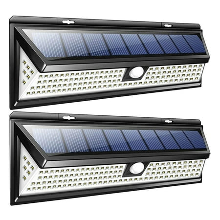 

2 Pcs LED Solar Lights Outdoor Spotlight for Lamp Motion Sensor Lighting Decorate Wall-mounted
