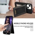 thumbnail image 4 of Dteck Leather Wallet Case for iPhone 13 with RFID Blocking Card Slots Magnetic Button Kickstand Function Business Style Men Women Case For iPhone 13,Black, 4 of 7