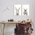 thumbnail image 2 of Stupell Industries Back & Front Bunnies Animals & Insects Painting Unframed Art Print Wall Art, 13 x 19, Set of 2, 2 of 7