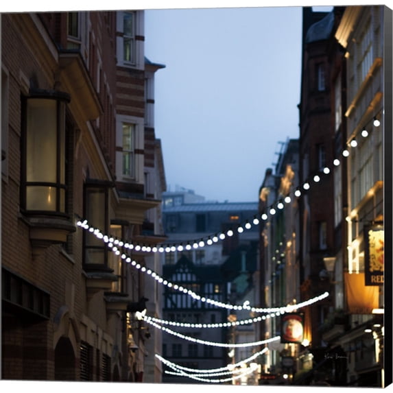 Great Art Now Lights in Soho by Keri Bevan Canvas Wall Art