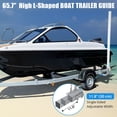 thumbnail image 3 of AKDSteel Adjustable Boat Trailer Guide Poles, 2-Pack, Galvanized Steel with PVC Covers, Universal Fit for Ski, Fishing & Sailboats, Easy to Install & Load, 3 of 6
