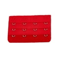 thumbnail image 1 of Langgg Extension Strap Bra Extenders Buckle 4 Hook Breathable Practical Accessories Adjustable Replacement 3 Rows Underwear bright red, 1 of 5