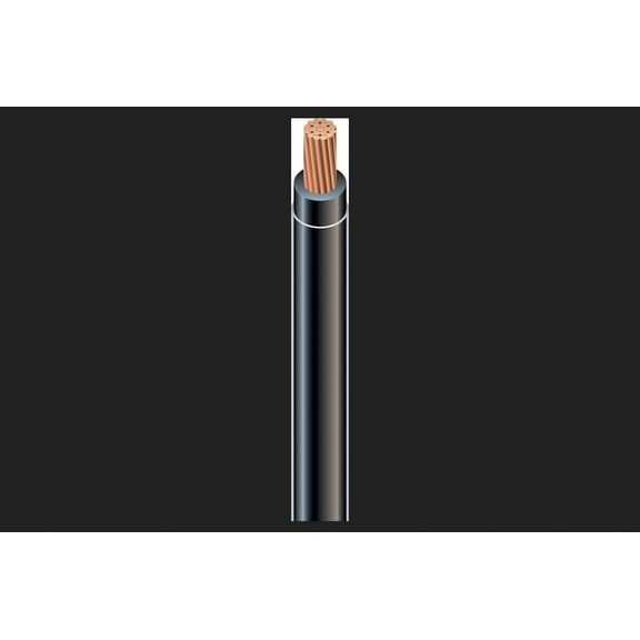 SOUTHWIRE COMPANY LL 22973257 Building Wire Stranded Copper 10 Ga, 1 Conductor 30 Amp 600 V 90 Deg C, 500 ', Black