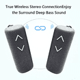thumbnail image 4 of Bocina Bluetooth Portátil Altavoz Recargables Gris, 4 of 5