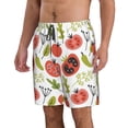 thumbnail image 2 of Naloa Tomatoes Men's Beach Shorts, Surfing shorts, Swim trunks, Quick Dry Swim Trunks for Surfing Beach Fun - 3X-Large, 2 of 9