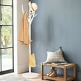thumbnail image 3 of WOOW DEPOT Large Wood Coat Rack Heavy Duty Freestanding Clothes Hanger Stand w/ Stable Base & 12 Tree Branch Hooks for Corner Entryway Hallway Bedroom, 3 of 10