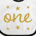 thumbnail image 4 of Inktastic 1st Birthday One Gold Boys or Girls Baby Bib, 4 of 4