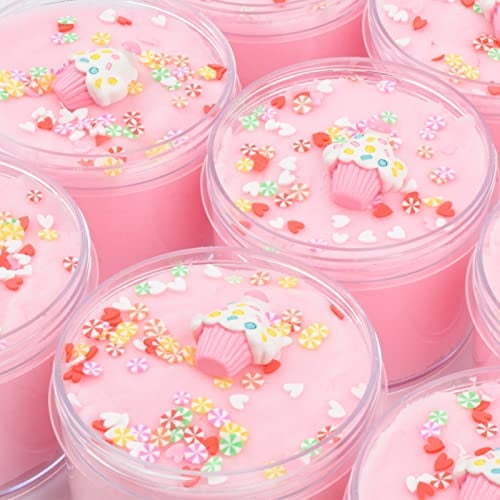 Tonlead Pink Cake Cloud Slime 7OZ DIY Premade Slime Toy Juguete para aliviar el estrés Jug Tonlead Tonlead