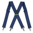 MELOTOUGH Men's Suspender 2 Inch Wide Suspenders Full Elastic X Back