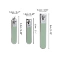 thumbnail image 4 of Unique Bargains Portable Mirror Light Nail Clipper Set Green, 4 of 6