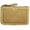 A08 Light Yellow, variant on Mini Zipped Pouch Wallet with Top Grain Genuine Cow Leather, Retro Vintage Style Coin Purse Pouch Card Holder - Pouch ONLY