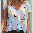 thumbnail image 1 of T-shirt imprimé SnoAmendments pour femmes, haut à la mode, motif minimaliste, vêtements de rue décontractés pour femmes, été, nouveau, 1 of 4