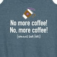 thumbnail image 3 of Instant Message - No More Coffee Comma - Women's Racerback Tank Top, 3 of 6