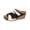 Black, variant on NOKIO Women's Orthopedic Sandals Arch Support Slip-On Wedge Buckle Strap Dressy Beach Slides Summer 2025 Comfortable Walking Shoes for Outdoor Activities & Casual Outings