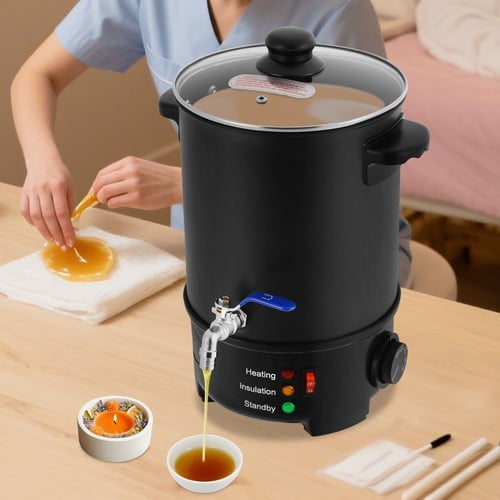 Electric Wax Melter Wax Melting Pot Kit for Candle Making 6 L/1.59 Gal 1000W