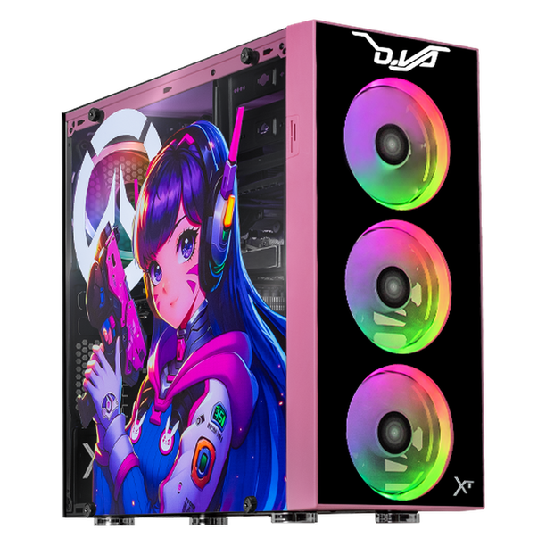 Xtreme PC Gaming AMD Radeon RX 7600 Ryzen 7 5700 32GB SSD 1TB WIFI D.VA Meka