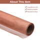thumbnail image 2 of Rollo de malla de cobre puro de 40 mallas 8" x 118", 2 of 6