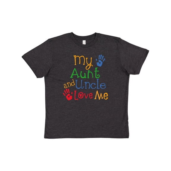 Inktastic My Aunt and Uncle Love Me Youth T-Shirt