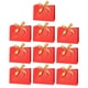 thumbnail image 1 of 10 bolsas de regalo para fiestas con lazo para envolver regalos para niños. M rojo, 1 of 3