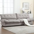 thumbnail image 6 of 96.46“ Modern Cloud Style Sofa, Velvet Couch, Comfy Padded Cloud Couch, Modern Loveseat, Deep Seat Couch, Minimalist Couch, Modular Sectional Sofa, Cloud Couch for Living Room (Gary), 6 of 9